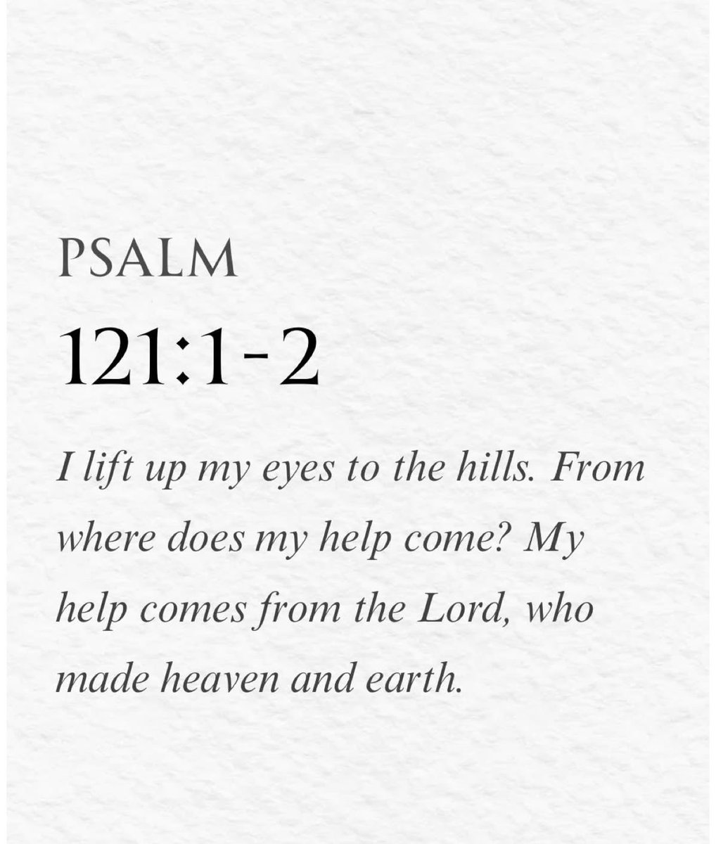 FuelTheSoul_'s tweet photo. Psalm 121:1-2 https://t.co/umrfAhlKw2