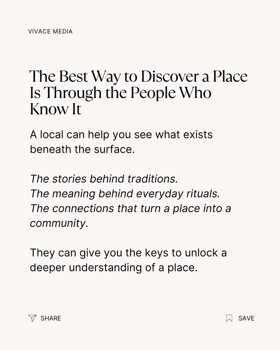 VivaceNetwork's tweet photo. Italy's so much more than its famous places.

This ep of A New Life in Italy, Samantha speaks with Martina Arezzini about why seeing Italy through a local lens changes the way we experience it.

https://t.co/1BZn9IK614

What’s something about Italy you understand differently now? https://t.co/gbIX42orf4