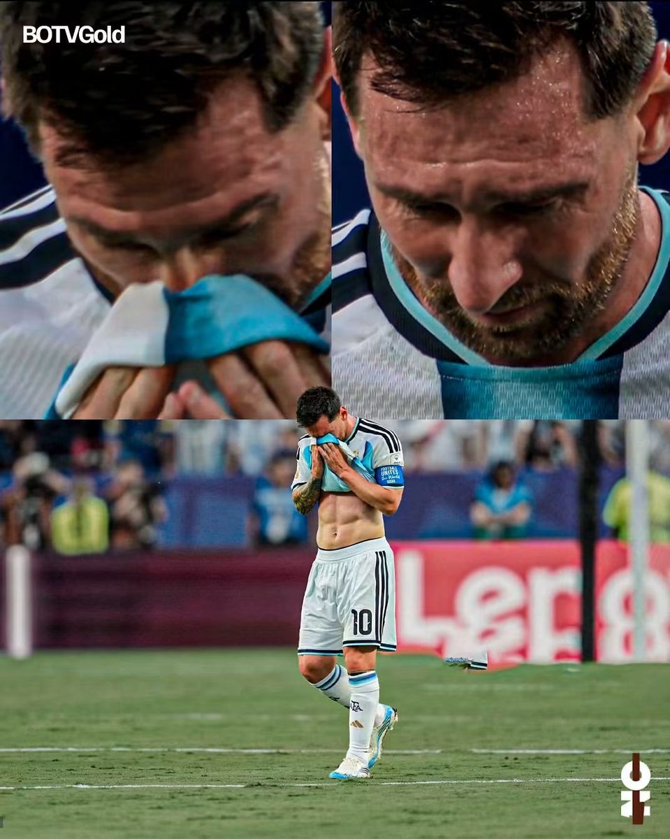 GerCarp35's tweet photo. Y ahora se entiende mucho más estas lágrimas en sus primeros partidos.

Jugó uno de sus mejores mundiales y la rompió, aún sabiendo que su papá estaba en sus últimos días de vida. Eso no lo vamos a olvidar nunca, ama a Argentina más que nadie.

Muchísima fuerza, Lionel. Estamos con vos. Hoy y siempre.
