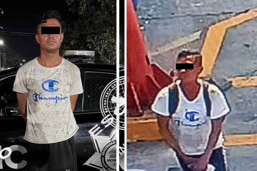 yadithvaldez's tweet photo. ⚠️Este es el sujeto que fue captado empujando a un hombre de la tercera edad, el cual perdió el equilibrio y fue arrollado por un tráiler en la Colonia Victoria en #Monterrey.

Elementos de la Policía de Monterrey lo capturaron en el centro de la Ciudad y ya fue puesto a disposición de la Fiscalía General de Justicia ⚠️