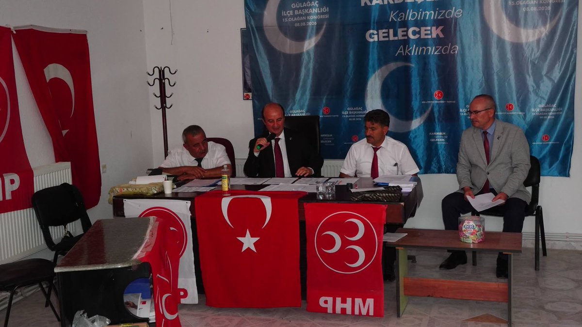 MHPGulagac_68's tweet photo. 📍MHP Gülağaç İlçe Başkanlığı 15. Olağan Kongresi;

Milliyetçi Hareket Partisi Gülağaç İlçe Başkanlığımızın 15. Olağan Kongresi, "Kardeşlik Kalbimizde, Gelecek Aklımızda" temasıyla; https://t.co/986OQ6DFAQ