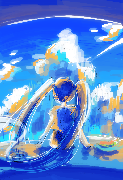 P_c3__01's tweet photo. 毎日初音ミク書いて成長のっける【287日目】
　#初音ミク https://t.co/DCos3J17eS