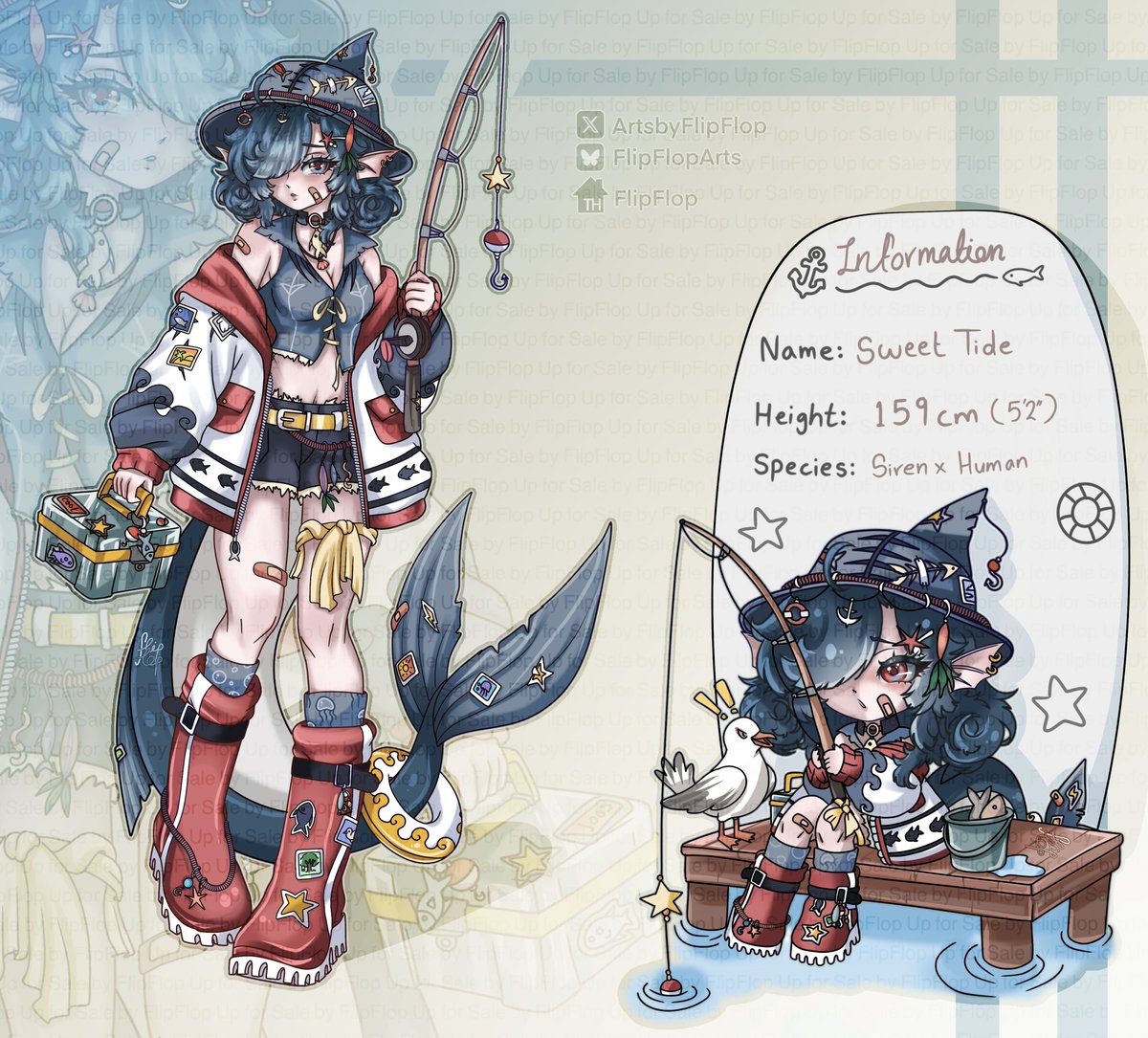 ArtsbyFlipFlop's tweet photo. Fish catchin' fish 

#adopt info in comments
#vtuber #model #sirenoc #vrmodel 
👍 + 🔃 much appreciated <3 https://t.co/fgUyA4Mx0B
