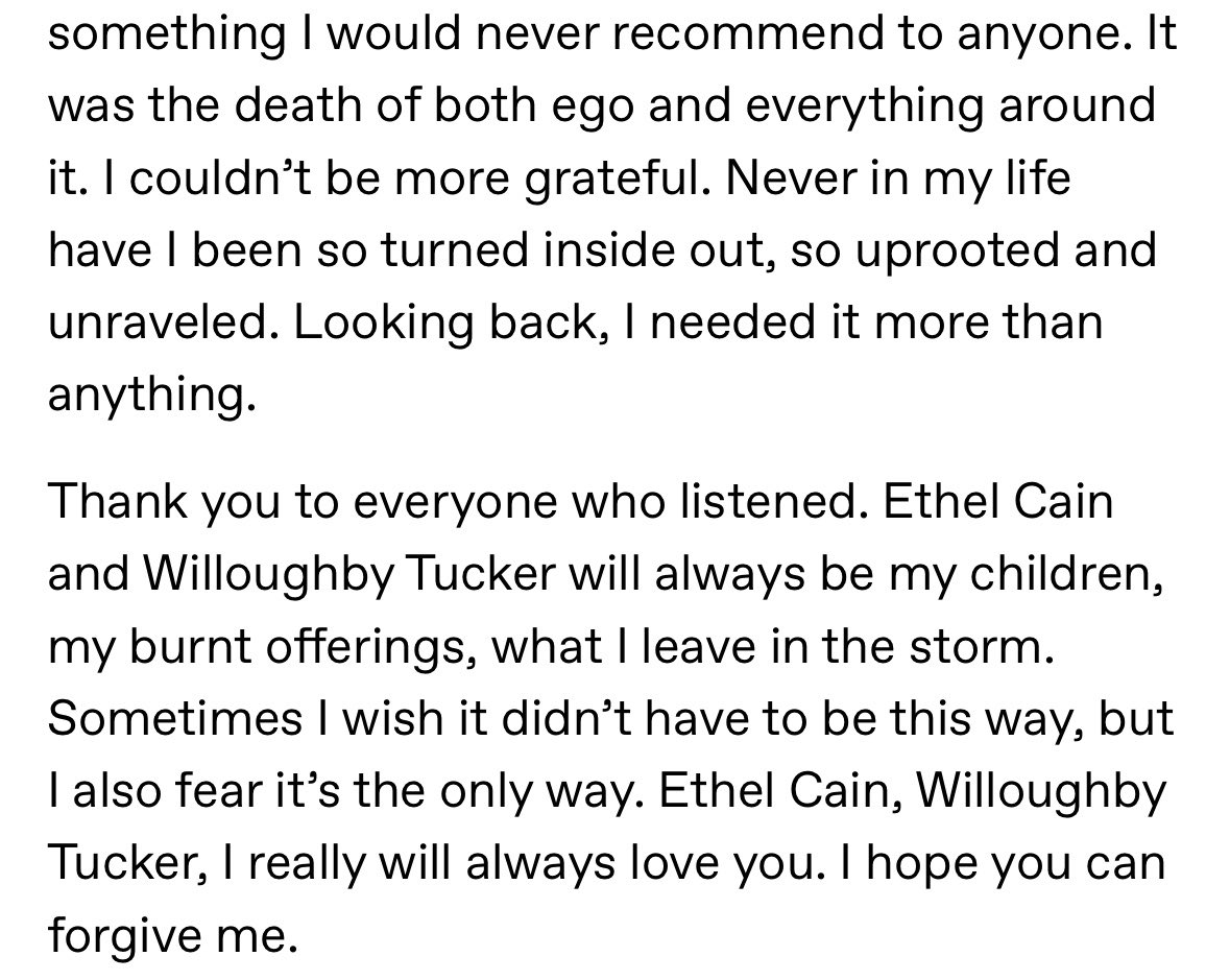 selsmanic's tweet photo. the tumblr post being longer than the one she posted on ig… oh ethel i love you mama https://t.co/TdHHXLvjvQ