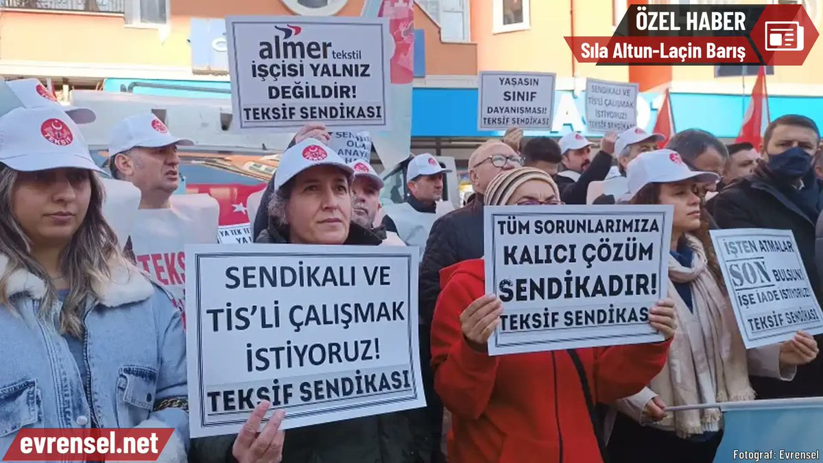 evrenselgzt's tweet photo. Aile on yılında kadınlar esnek ve güvencesiz çalışmanın yaygın olduğu alanlarda istihdam ediliyor. Güvenceli ve örgütlü çalışma hakkı kayboluyor.

Ocak 2025-Ocak 2026 arasında sendikalı kadın işçi sayısı 609 bin 731’den 596 bin 712’ye geriledi.

Kadınların sendikalaşmasının önündeki engeller ise sürüyor: işten atma tehdidi, vardiyalı çalışma, bakım yükü ve patron baskısı…

Sıla Altun ve Laçin Barış'ın haberi

https://t.co/2AWZYC6efM