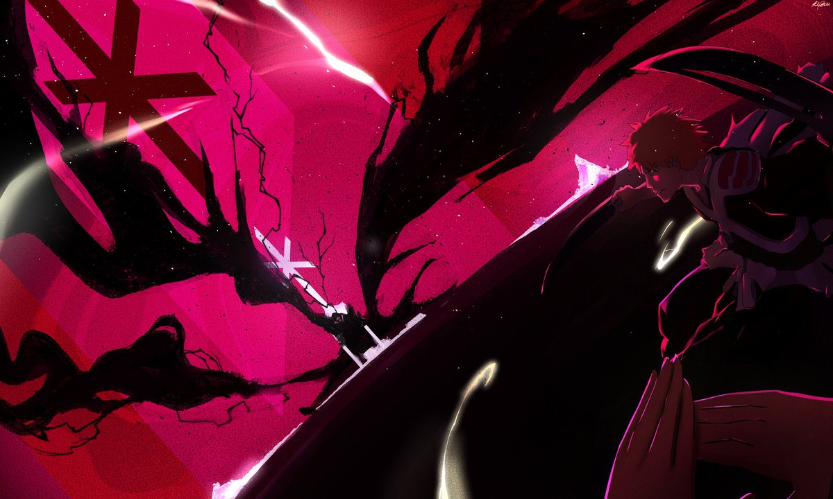 LatteLemon20's tweet photo. ichigo and orihime vs yhwach #BLEACH_anime #BLEACH https://t.co/0W8Jcrd93n