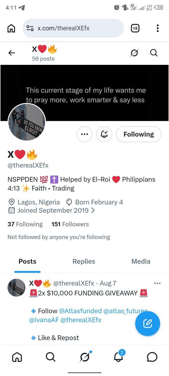 SmashTP's tweet photo. @therealXEfx @atlasfunded @atlas_futures @IvanaAF @SalimMusa90525 
@asentimothee 
@Qan_fx 

Wish me luck guys...

Everything is done ma✅ https://t.co/0cUtErXrQd