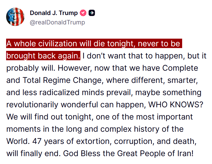 ChilloutVille's tweet photo. @SecRubio Marco, I admire the commitment to branding, but “President of Peace” hits differently when four months ago an entire civilization was apparently on a timer🥲 https://t.co/4dyh1GS5j7