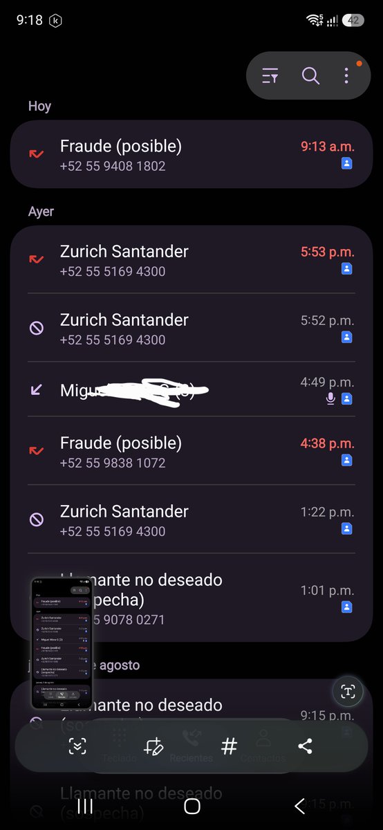 MorMichellette's tweet photo. @SantanderMx tus operadores telefonicos me acosan. Trabajo turno nocturno, duermo 6 am y me marcan 9 am @CondusefMX https://t.co/8FPz2oq6m9