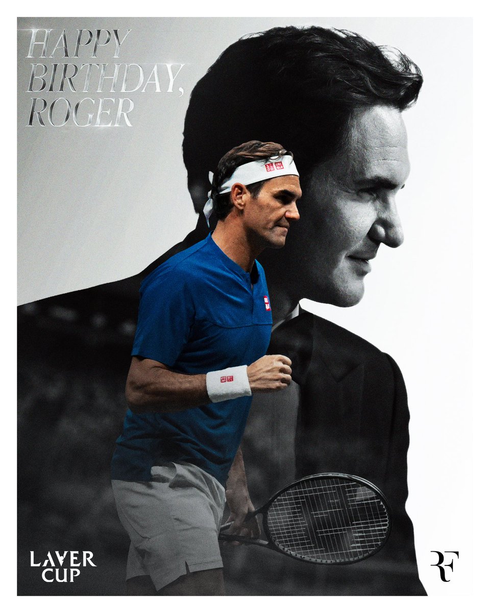 LaverCup's tweet photo. An indelible impact.

A legacy measured by more than victories. Happy birthday, Roger.

#LaverCup #TennisUnrivaled https://t.co/W0reK72EgM