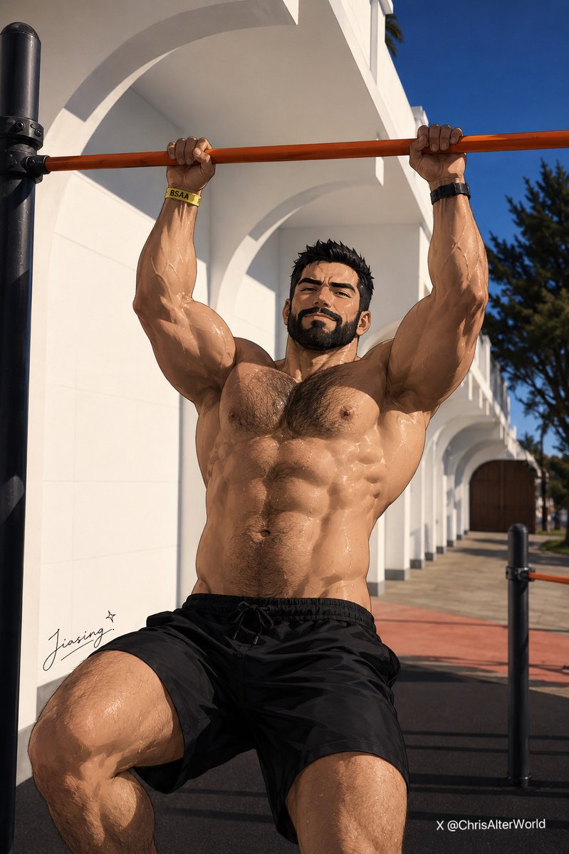 ChrisAlterWorld's tweet photo. Training’s done. So… what are we doing next? 😏
Chris Redfield #ChrisRedfield in Alter BSAA  Workout 📷 Part  1 https://t.co/NcCAUjEdUj