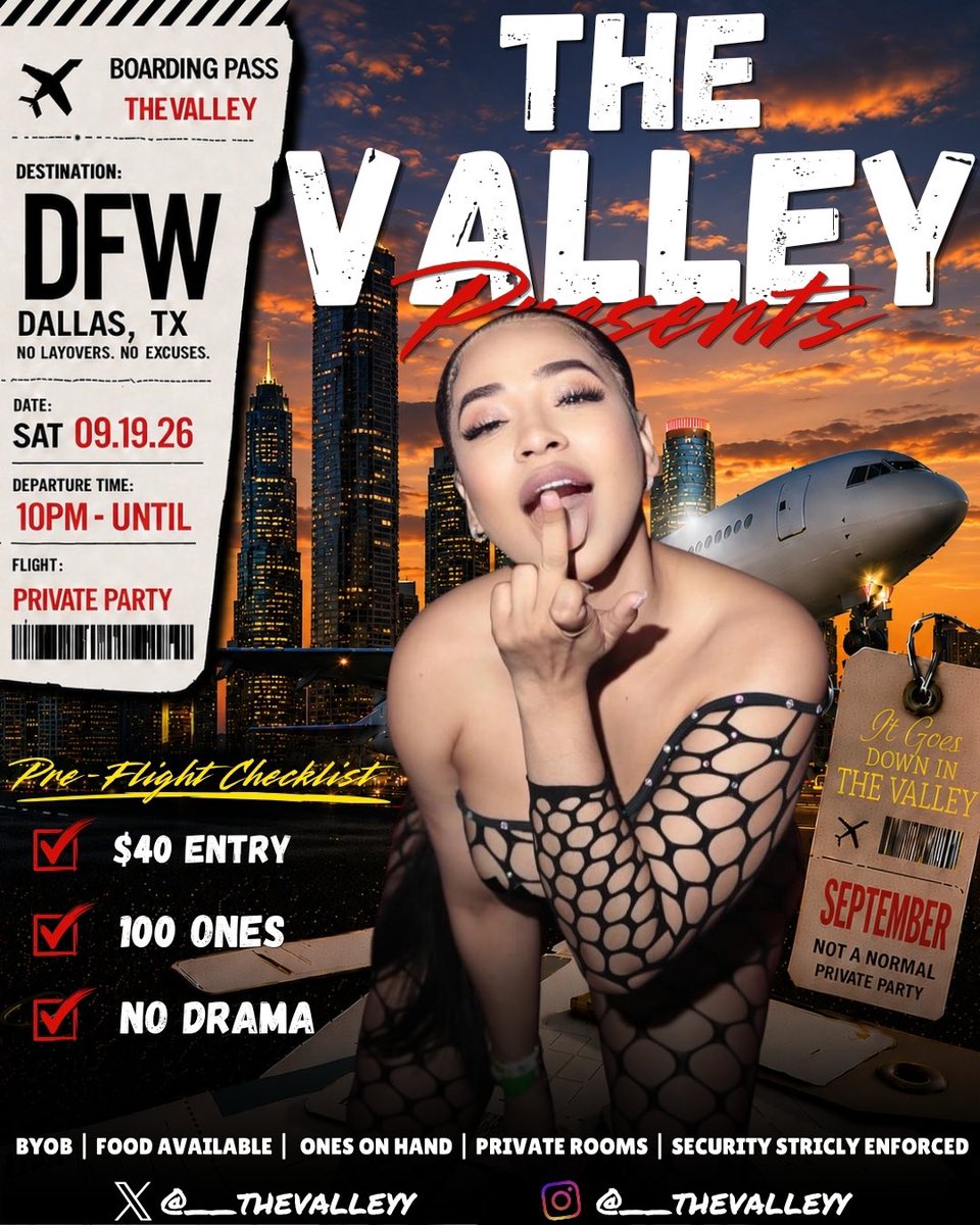 __thevalleyy's tweet photo. You never know what you may get @ Thevalley you may jus fall in love 🚨🚨

SEPTEMBER 19🍾💃
Save the Date 💰 Get ya 1s ready 🥴🥰

#DallasLife #dtx #dfwfreaks #dallas #private #party https://t.co/hxRMbQsUQL