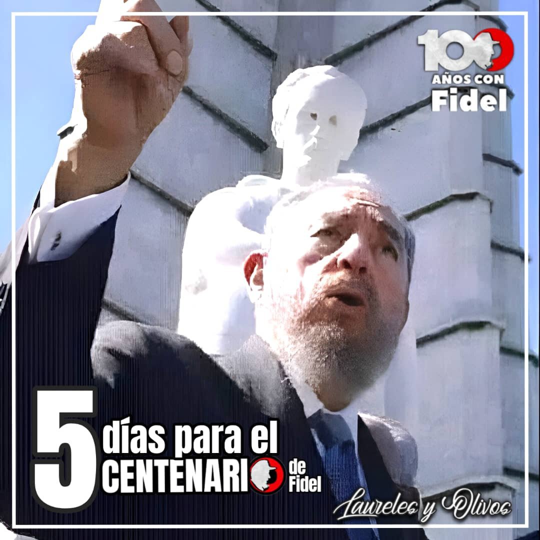 JHGcasanova's tweet photo. #Fidel: "Hoy nos corresponde a nosotros una responsabilidad universal. Somos el único país socialista en medio del occidente, de todo el occidente y de una parte del oriente, el único. Y qué odio nos tienen algunos por la capacidad de nuestro pueblo, (...) #100AñosConFidel https://t.co/WbXrSnoAXg