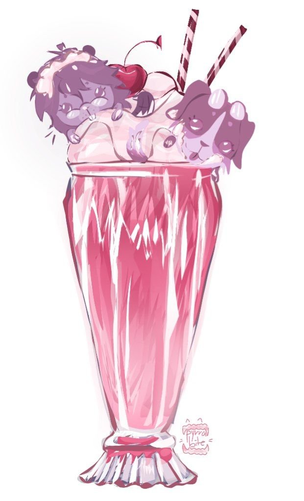 Kitttyuvvu's tweet photo. milkshake https://t.co/vxTUkj0QUO