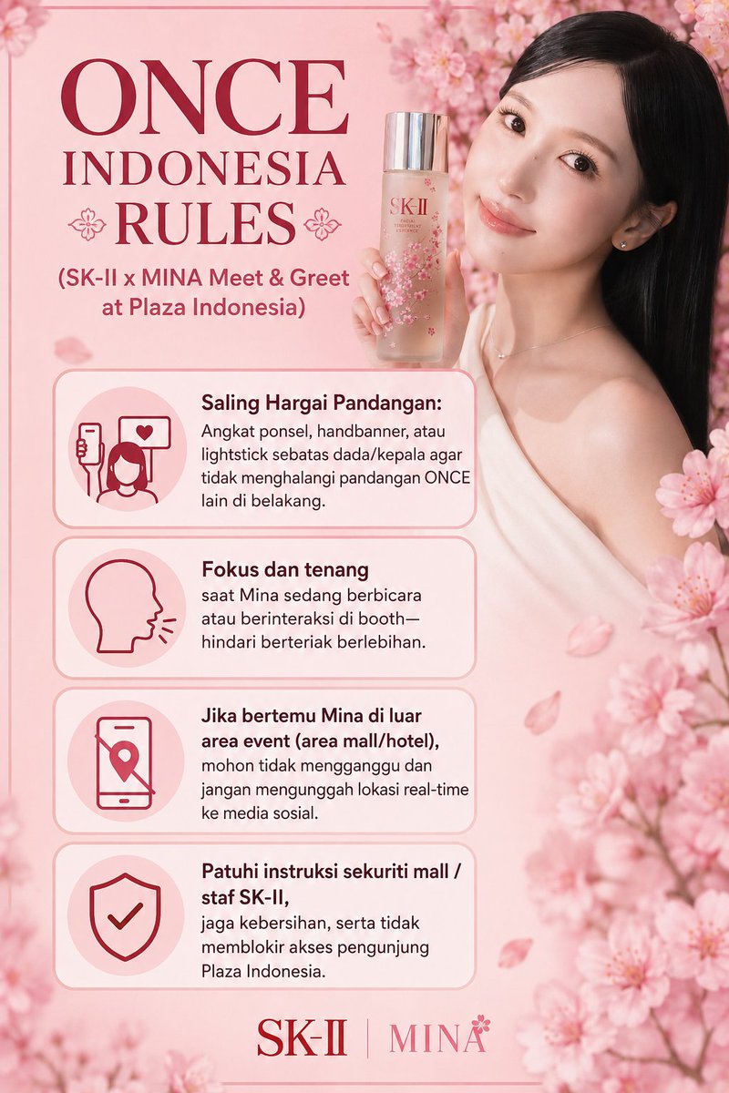 momojihyoluv's tweet photo. GESS INGET YAA, BIAR MINA NYA NYAMAN DI JAKARTA 🩷🫶🏻🥰

YUK BANTU REPSOT JUGA GES BIAR PADA TERTIB 🫶🏻❤️‍🔥 https://t.co/nnkn5Ht7Xr