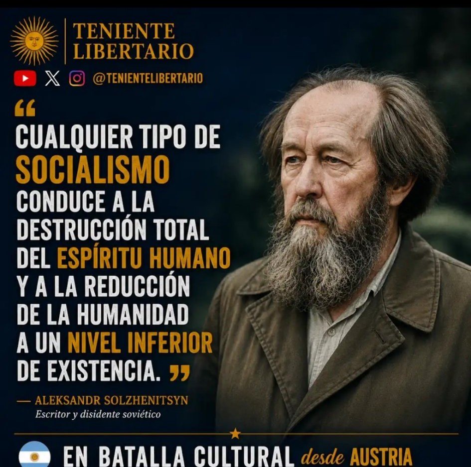 fvesga's tweet photo. @jlaguirresuarez @estroman Destruye la iniciativa privada, el espíritu humano. El fracaso del Socialismo está en su escencia. https://t.co/W6muorpsbU
