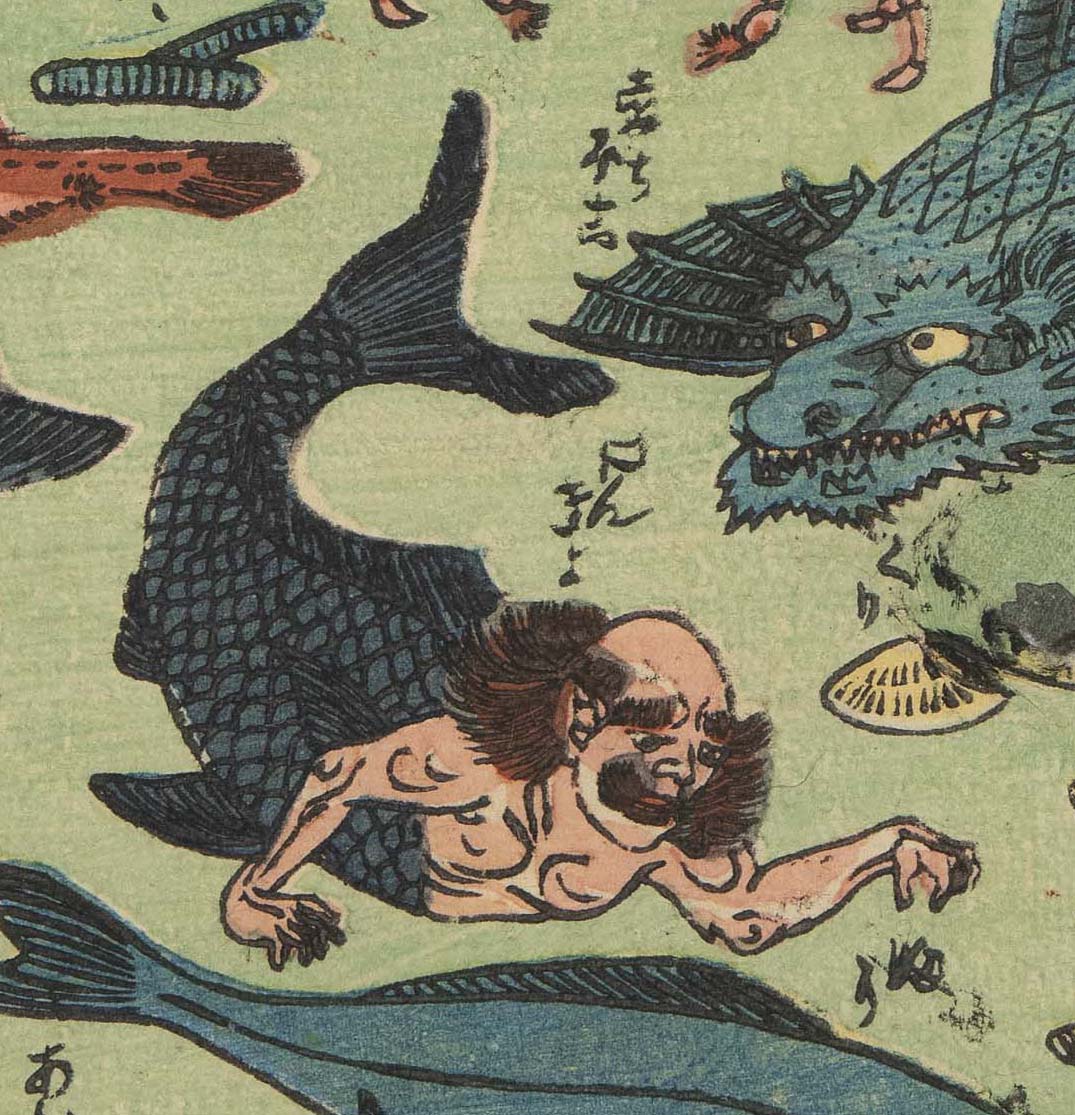 江戸時代には「人魚」がいたようです。現代の私たちがイメージする人魚