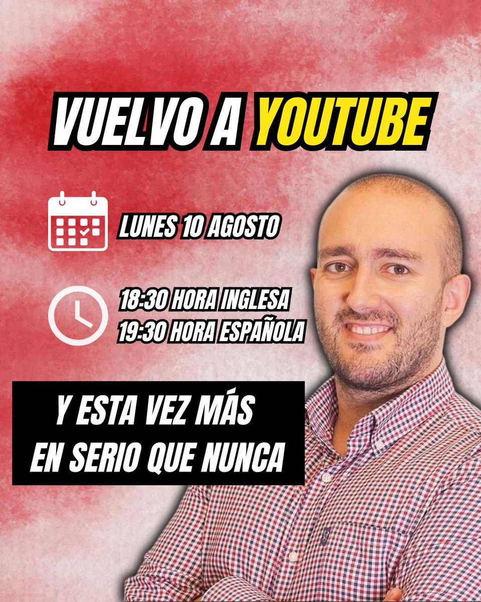 Juan_Yague_'s tweet photo. ¿Entonces qué? ¿Estáis preparados para un canal de fútbol inglés en español? 

Esta vez no hay vuelta atrás. Vamos con todo. 

Lunes ⏳ https://t.co/MIx75qnWZd