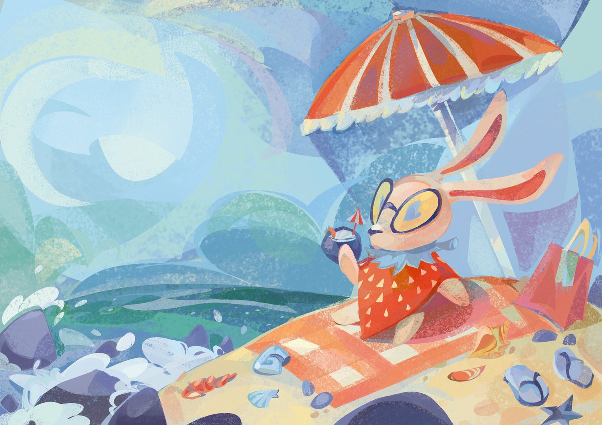 KlesLorsi's tweet photo. Lapin au bord de la mer https://t.co/km5wOOU5fQ
