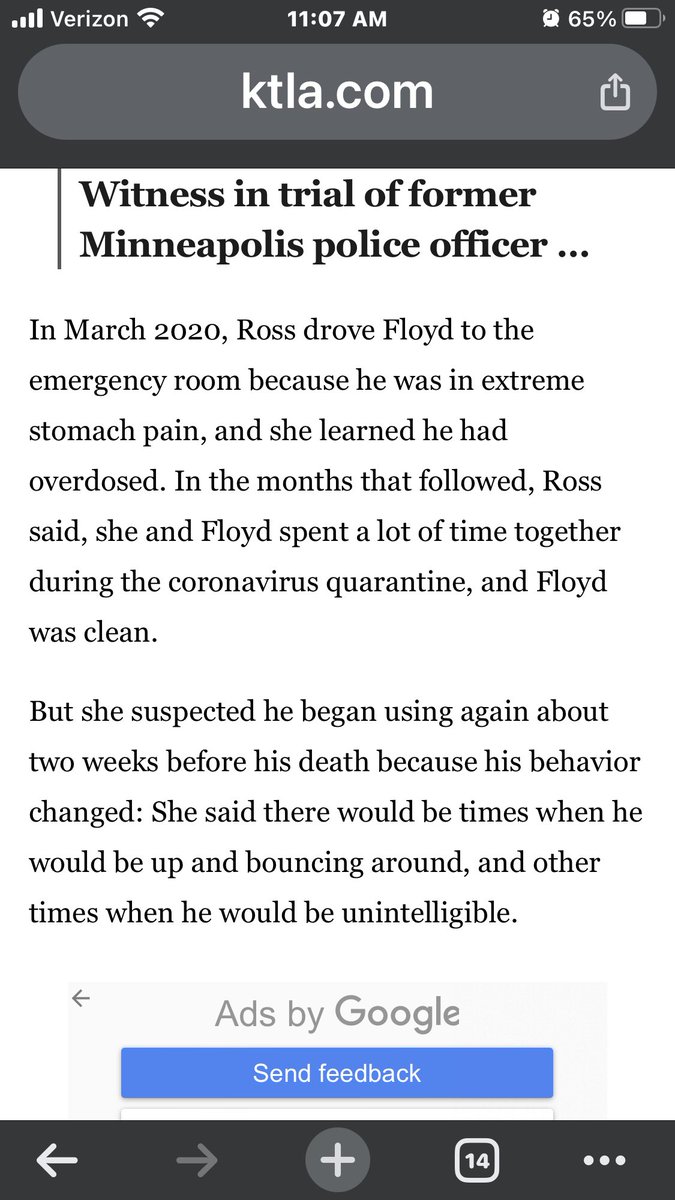 _Trump2024MAGA_'s tweet photo. @Liz_Wheeler Trial testimony exposed one month before Floyd died he spent five days in the hospital after overdosing on fentanyl https://t.co/BQ2f6tlmAO