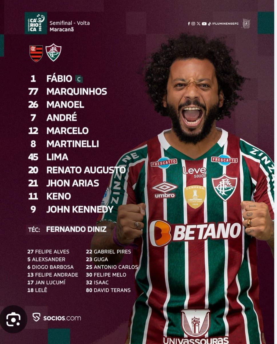 phillferreira96's tweet photo. Pra quem tá pedindo Diniz ou indo nos meus comentários defender, essa foi a escalação do cientista maluco contra o Fla numa semi de carioca, Fla humilhou a gente e 2 a 0 ficou barato, estava no estádio e não quero ver essa cena NUNCA mais, foi pior que o jogo de quarta ainda! https://t.co/Mv4whnSoqz