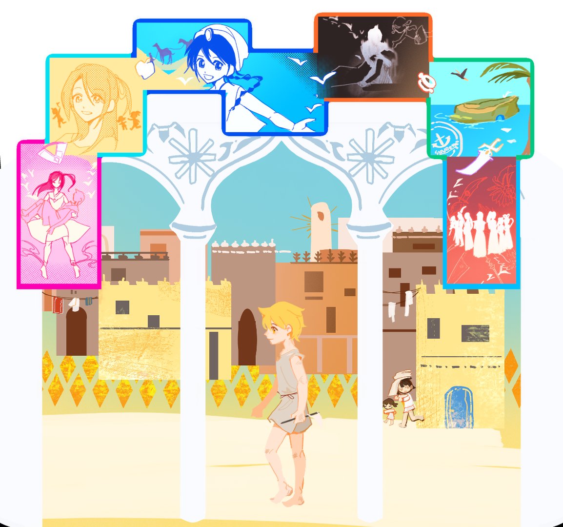 zhouzhounancy's tweet photo. #magi #マギ 
Roadtrip 01 https://t.co/nZNORvnQom