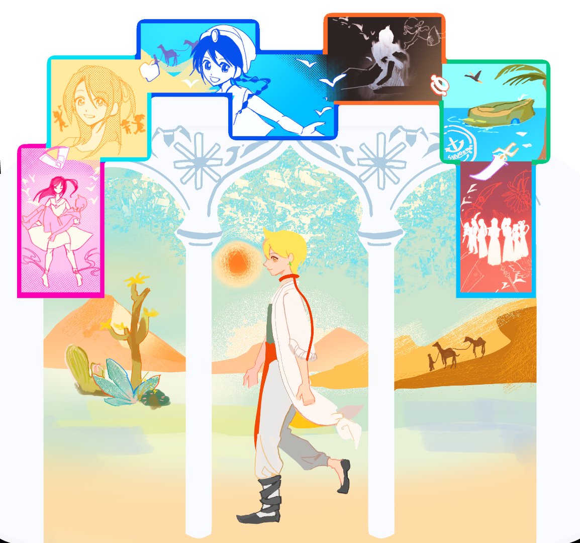 zhouzhounancy's tweet photo. #magi #マギ 
Roadtrip 01 https://t.co/nZNORvnQom