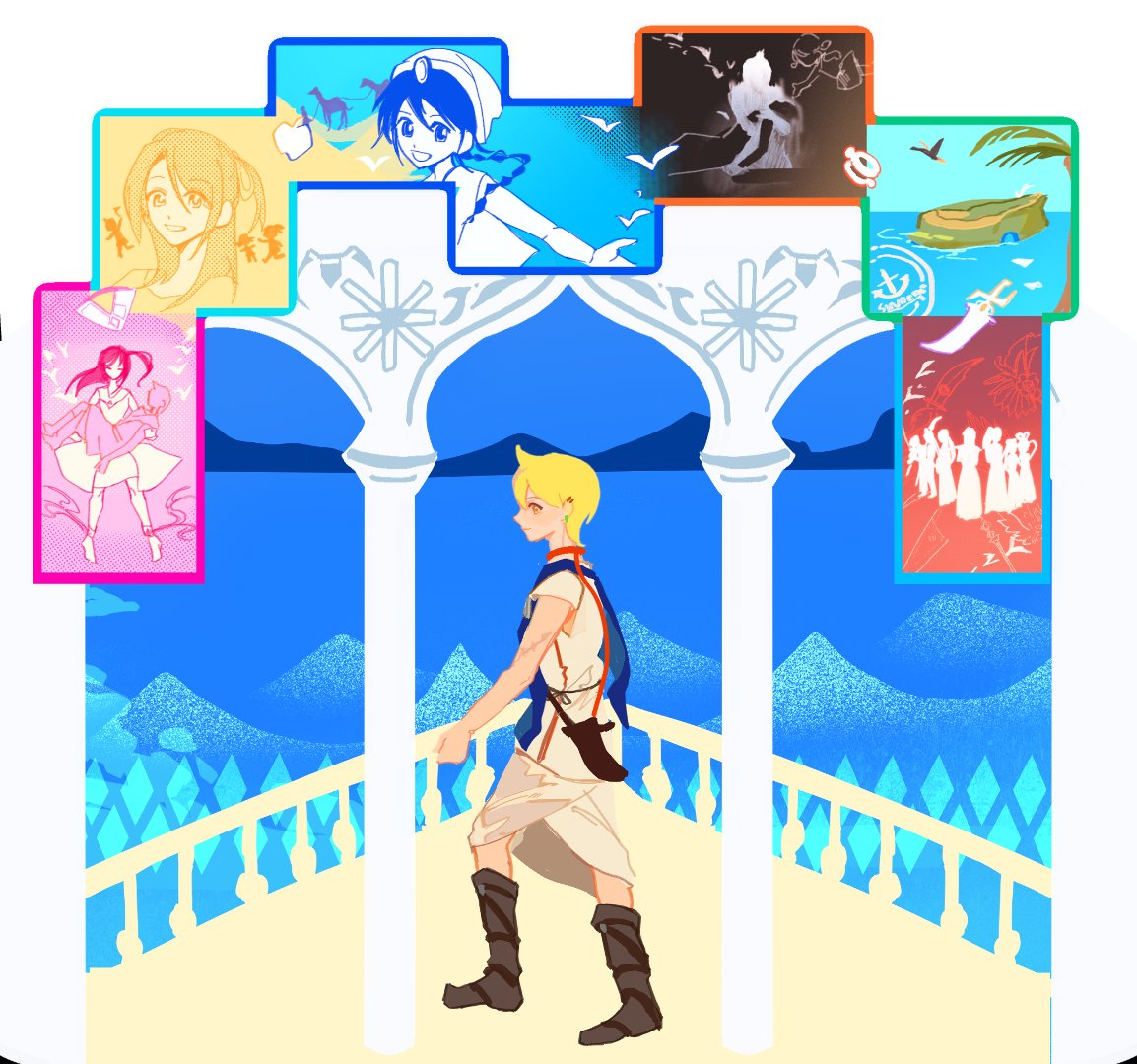 zhouzhounancy's tweet photo. #magi #マギ 
Roadtrip 01 https://t.co/nZNORvnQom