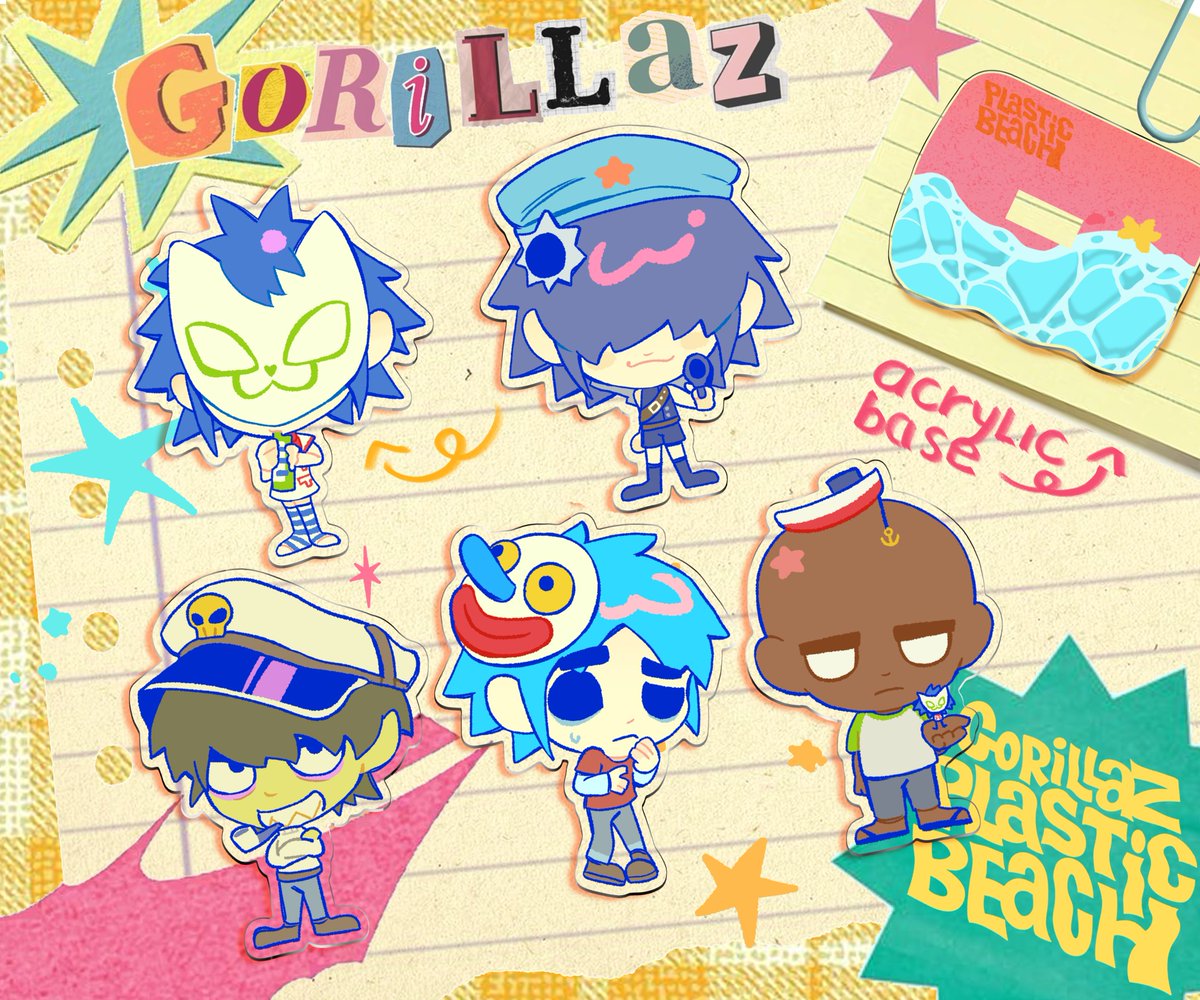 saannn_04's tweet photo. 🔥BIG ANNOUNCEMENT!!!
San has open their Gorillaz Plastic Beach Standee ver on Acggoods (hurray 🎉)
Where to get? HERE!✨⬇️
https://t.co/PYCOBnkA6U
Dont miss the chance to grab them 🌟
⭑✭✩☆⭒
(also, the Humanz Standee will be on cooldown for 1 week from now)
#gorillaz https://t.co/ktKAxcbCnA