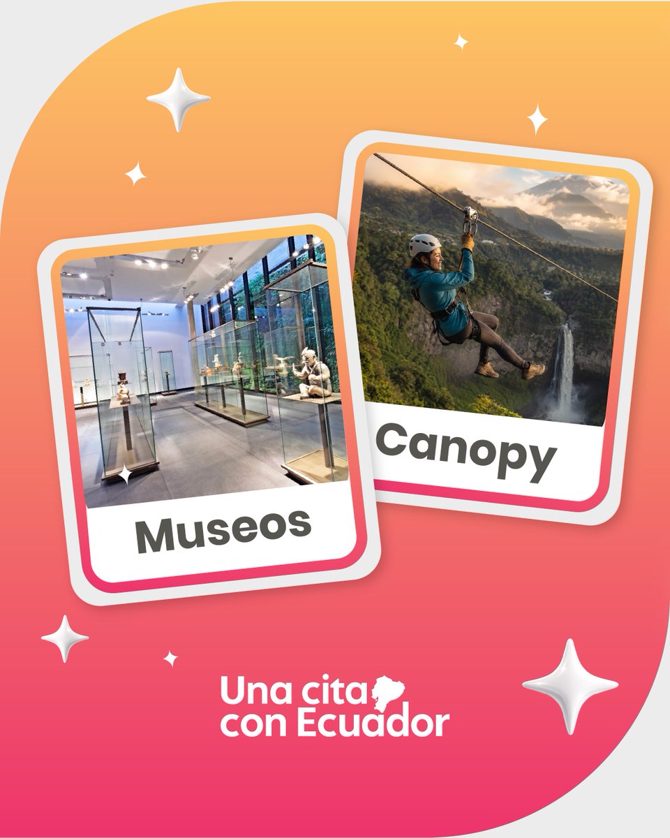 ComunicacionEc's tweet photo. Disfruta de tus destinos favoritos, apoya lo nuestro y aprovecha el IVA al 8 %. Una oportunidad para recorrer, compartir y vivir todo lo que nuestro país tiene para ofrecer y haz match con Ecuador. 🇪🇨❤️ https://t.co/6FY4BFfxrE