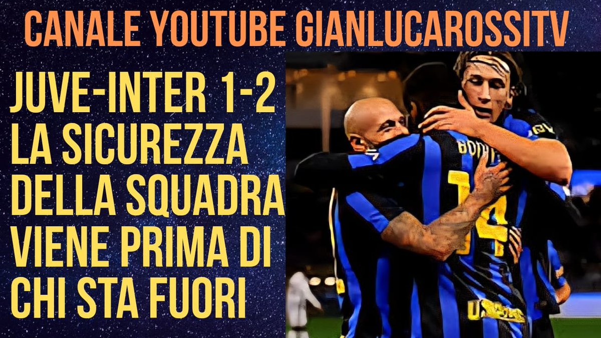 gianlucarossitv's tweet photo. Video-editoriale del 8.8.2026
Nell'ultima amichevole australiana, l'#Inter batte 2-1 la #Juve con in campo #Lavelli, #Marello e #Idrissou contro #KoloMuani #Celik e #Alajbegovic. La sicurezza della squadra per me conta assai più dei  tifosi.
Ne parlo qui:
https://t.co/HvjfA7cv9M https://t.co/rzhbyYSnTy