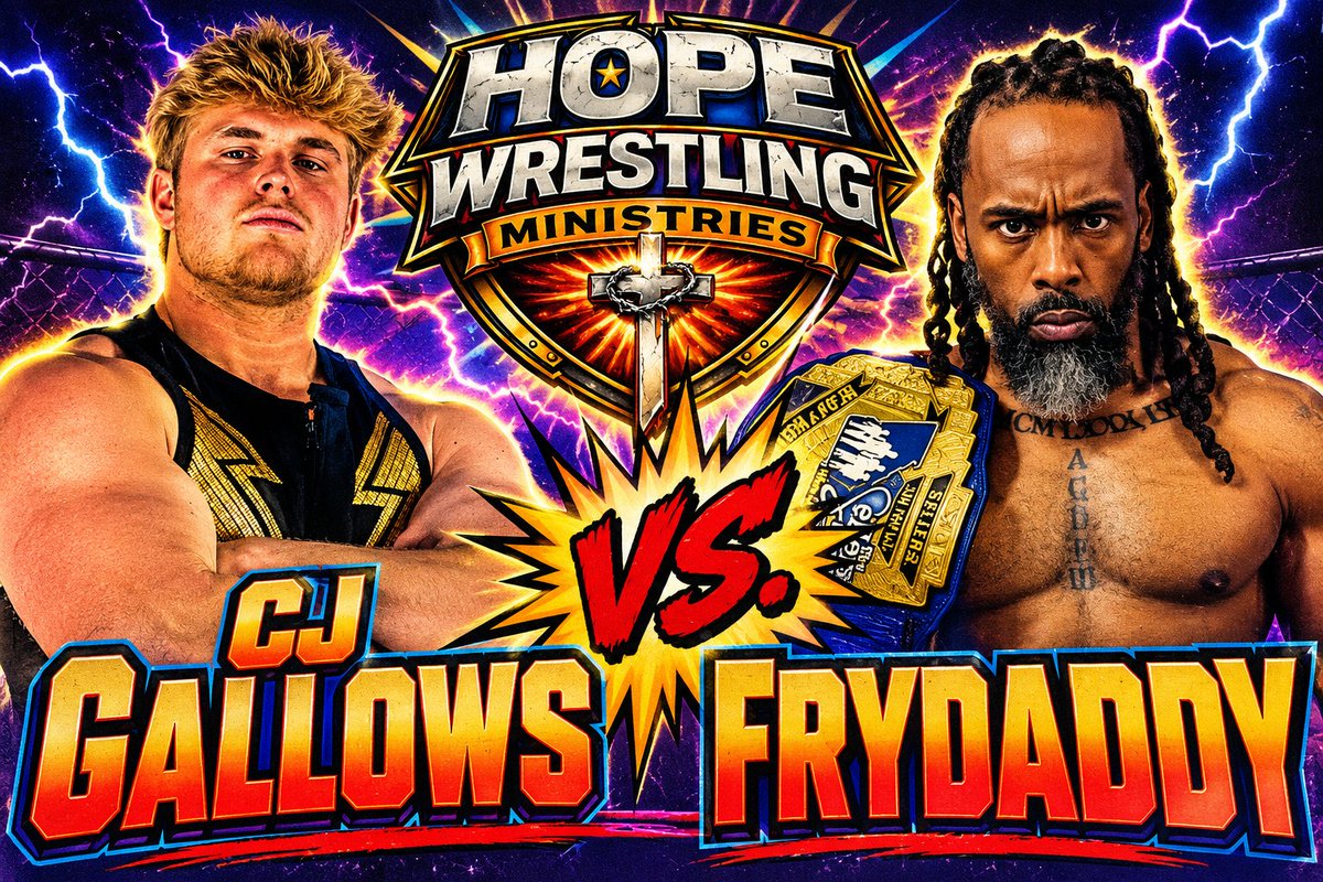 JAMMINMUSICMAN1's tweet photo. NEW VIDEO !!! #CJGallows Vs. #Frydaddy At #HCW #BackToSchool Bash 2026 π₯ Special Intro From @jfritzreffit @CJGallows @Frydaddy15 @wrestlechurch @The_BigLG @TalknShop Click To Watch : https://t.co/ng904wc2gq
#WrestlingCommunity #AEWDynamite #WWENXT #NWAPowerrr #NJPW #MLW #WWERaw https://t.co/orpDytV6KF