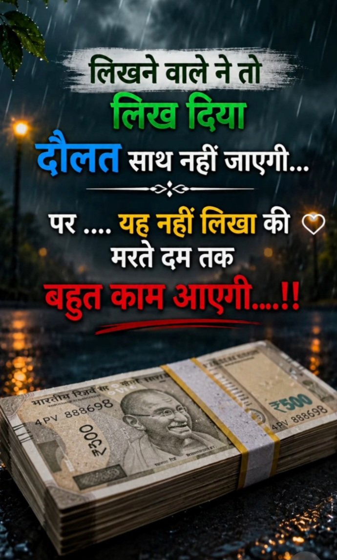 AmanAmanka16999's tweet photo. पैसा भगवान नहीं है... लेकिन आज की दुनिया में भगवान से कम भी नहीं। 💯
#absolutelyright https://t.co/ZMxgxdJYRr