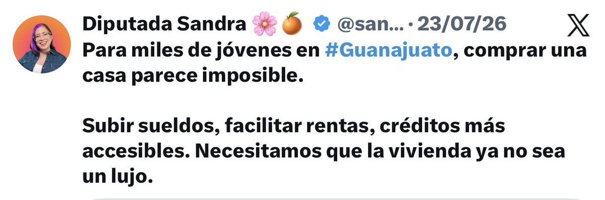bren_dlm's tweet photo. Buenos días Diputada @sandra_pedrozaa una duda: como pretende hacer que funcione todo esto que propone si en su primer y único cargo metió en su nómina a un aviador; que gana más de $38,000 por hacer absolutamente nada.! 

Pudo facilitarle a vida a un joven y eligió no hacerlo 😔 https://t.co/N2AUlKsm8q