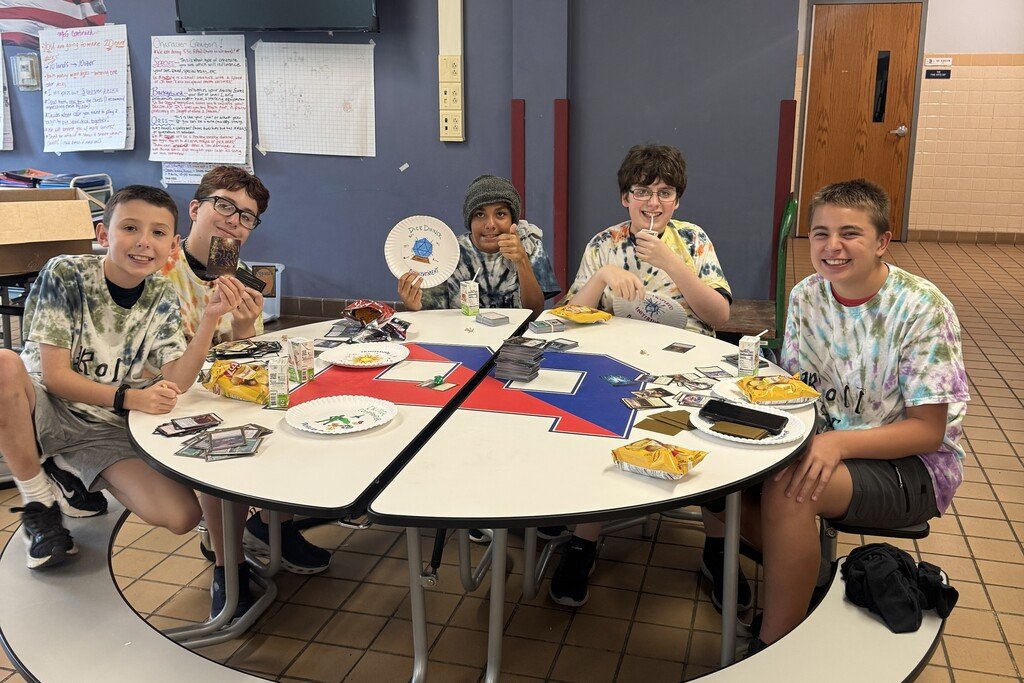 BinghamtonCSD's tweet photo. 🐲🎴 | That's a wrap on our first-ever 'Roll for Summer' summer camp! Over the last month, kids learned the ins and outs of different tabletop games, including Magic: The Gathering and starting their first TTRPG! #BPatriotProud https://t.co/fAhVP2Wtmp