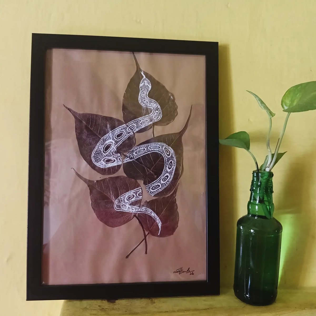 nishasunanda's tweet photo. "Venom Meets Nature"
~~~~~~~~~~~~~~~
"Venom Meets Nature" captures the harmony between the fierce spirit of the serpent and the quiet beauty of a fallen leaf, celebrating the balance, power, and artistry found in nature. 🐍🍂🎨

#nishasunandaart
#nishasunanda https://t.co/HVuL2M1eOu