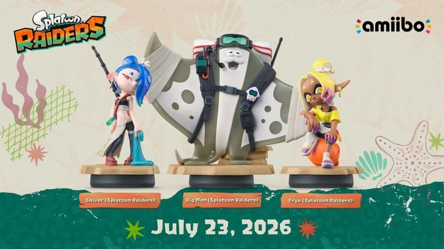 Wario64's tweet photo. Splatoon Raiders amiibo in-stock at VGP ($21.51 US Dollars each) https://t.co/SbNzbI2kbr #ad https://t.co/qalWcKfllz