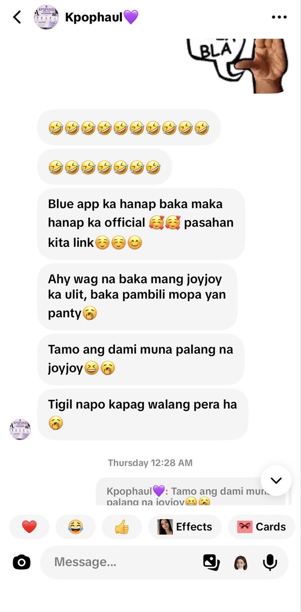 alilyvante_'s tweet photo. and to you @/kpophaul7 or ASH

andami-dami mo sinabi saakinnn, and nag-sorry ka about sa replicards na binebenta NIYO. pinatawad kitaa kasi ayomo na rin naman na palakihin pa. And sadyang sumusubra na kayo https://t.co/prT8JgvzxH