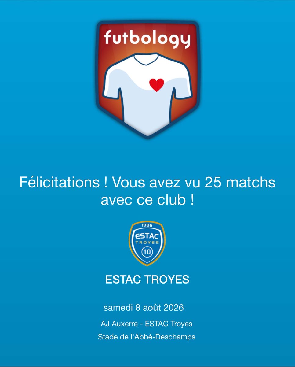 HERJAYY_'s tweet photo. « Le retour du derby de la RN77 »
⚽️: AJ Auxerre - ESTAC Troyes
🏆: Match Amical
#️⃣: {503}eme match
🏟️: Stade de l’Abbé Deschamps
📅: Samedi 8 Août
#TeamAJA #AJAESTAC #Groundhopping #MatchAmical https://t.co/OMuO0NAXue