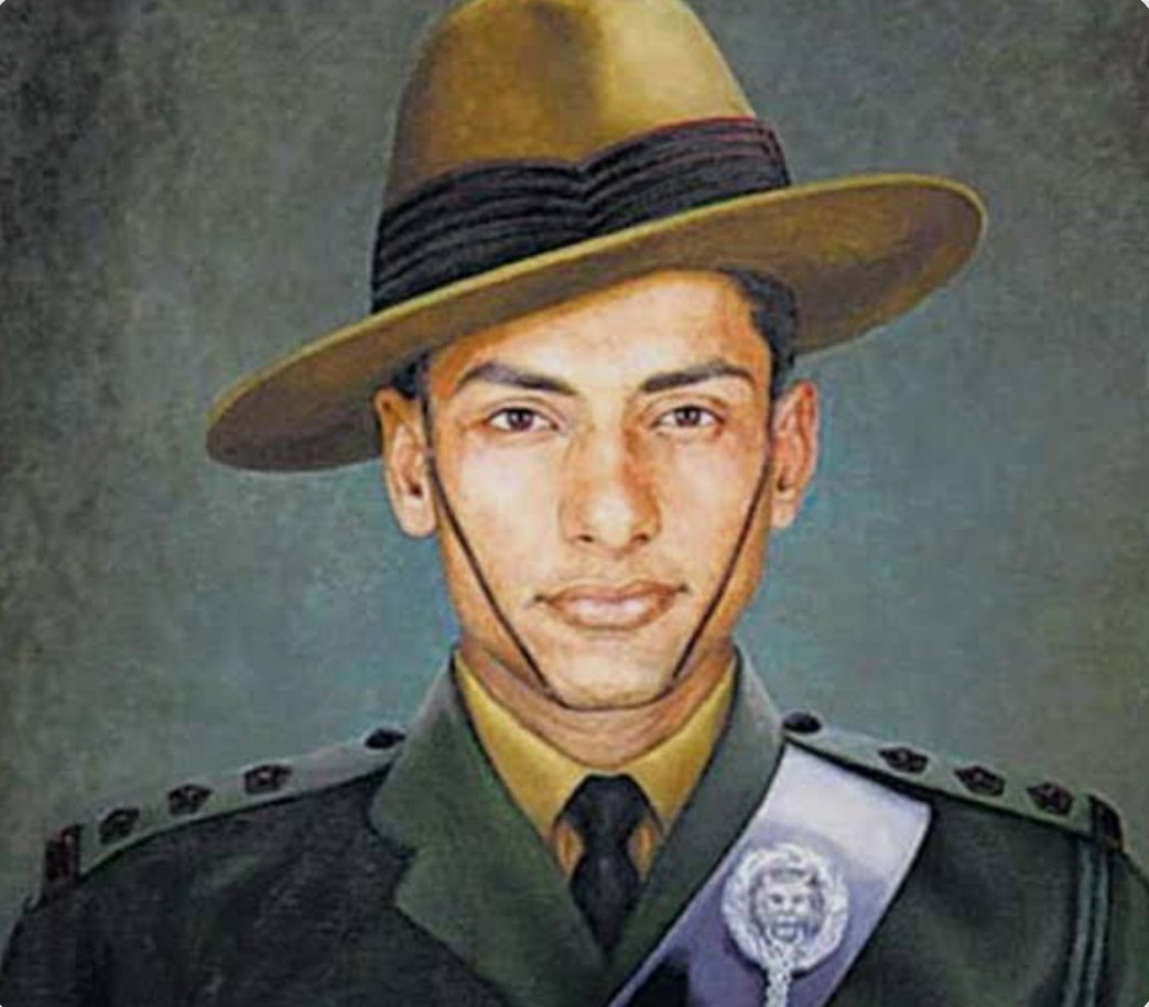 retrdvirat's tweet photo. Meet lieutenant Manoj Kumar Pandey sir, a highly decorated officer of the 1st battalion, 11 Gorkha Rifles. 

During the Kargil War, he led his men through some of the most treacherous terrain under intense enemy fire.

At Jubar Top, despite being wounded, he kept moving forward and personally led the assault against enemy positions.

He was hit multiple times but he refused to stop, his only focus was getting his men and the mission forward.

When the final assault came he charged toward the enemy positions, destroying bunkers and clearing the way for his men. 

He fought until his last breath, making the ultimate sacrifice on 3 July 1999 at the age of just 24.