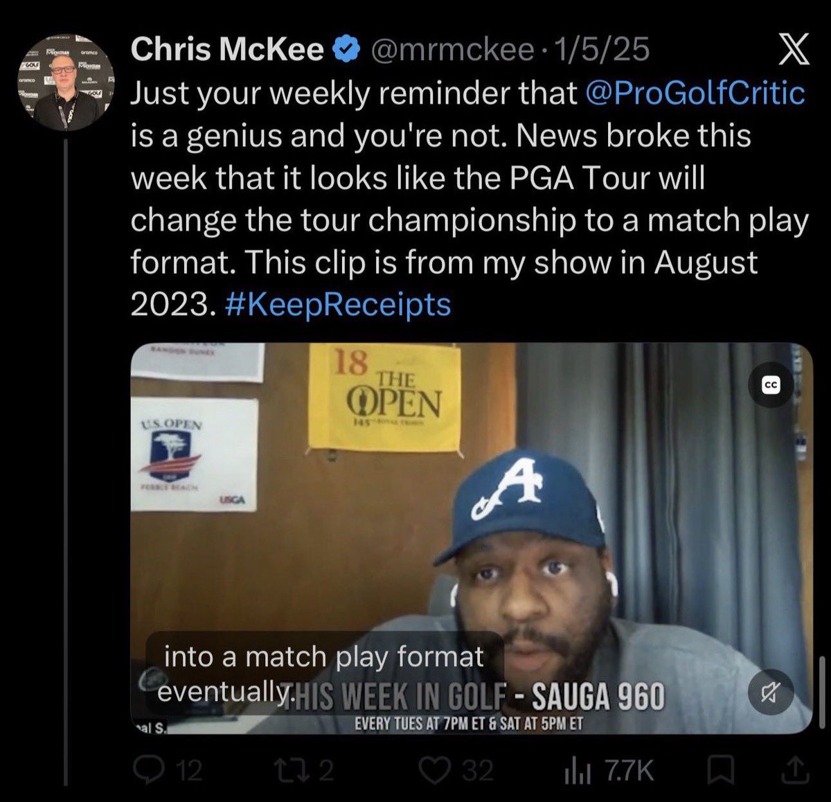 pittiecoco's tweet photo. I’d like to remind all @livgolf_league players: I told you from the beginning that you could not trust Yasir and the PIF. You were used. Should’ve bolted. Important lesson for all of you that have never worked in Corporate America. This is how it works. Sorry!
#KeepReceipts https://t.co/Ie7zarWgHa