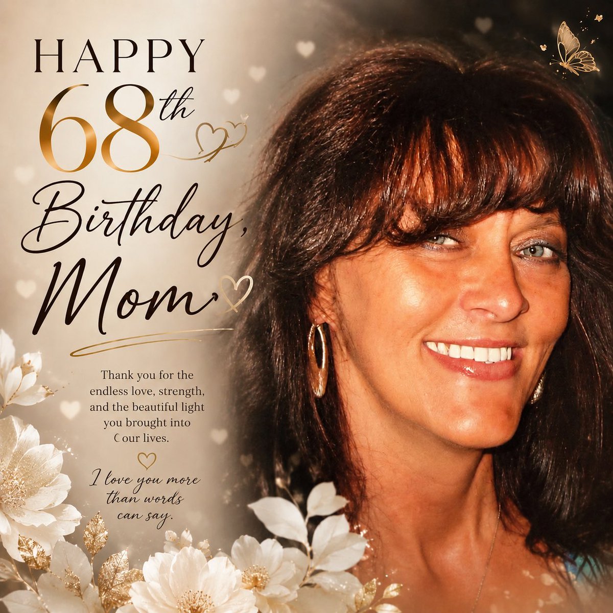 Ryback's tweet photo. Today would have been my mom’s 68th birthday. ❤️

I love and miss you every single day, Mom, and I know you’re watching over us.

Thank you for being such a great mom, from the beginning of my life until the end of yours. I’ll love you forever.

The dogs miss you very much too. ❤️

Happy 68th Birthday, Mom. I love you always. 🕊️❤️