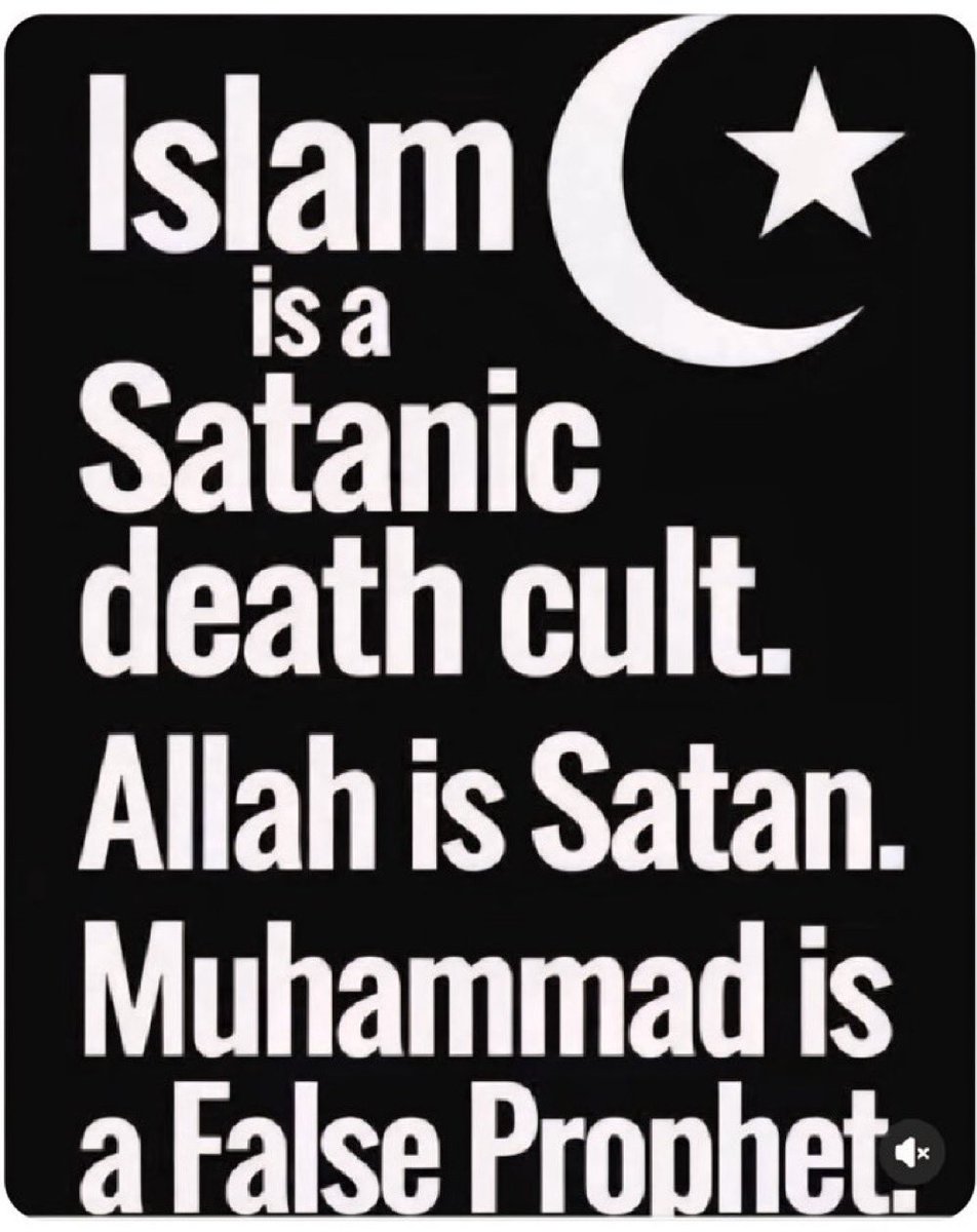 WISDOM725's tweet photo. NO THEY DON’T‼️
That’s a false poll. 
ISLAM is a vicious nasty political ideology parading under the guise of religion that contradicts the US Constitution and why it was banned in 1952.
Their 7th century pedophile founder who viewed women lower than dogs & property of their male counterparts, stated the goal was to infiltrate & subjugate the whole world to its moon god, Allah. Anyone stupid enough to buy into their bullshit deserves what they get.