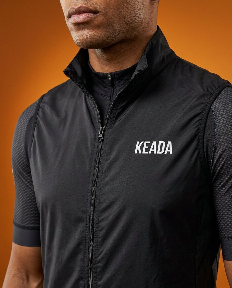 Keadasports's tweet photo. Blocks the wind out, vents the heat back. Essential Gilet layered over Essential Bib Shorts, sorted for changeable rides. Shop now.

#KeadaSports #EssentialCollection https://t.co/aweEZF4brn