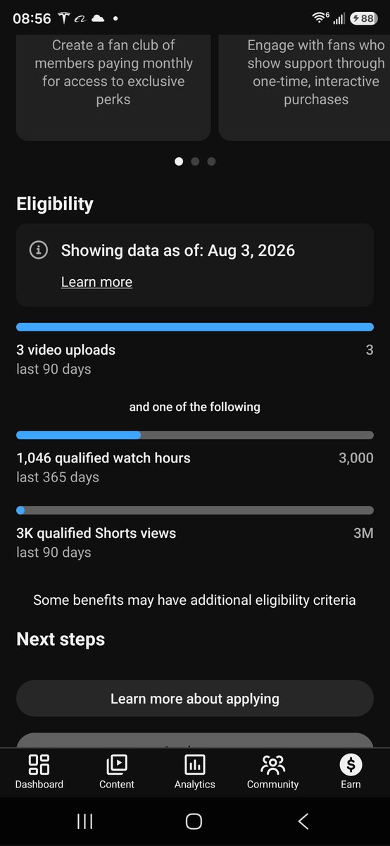 Ceceliaoworld's tweet photo. @TeamYouTube my YouTube channel watch hours on earn tab have not updated for over a year or more now. My public watch hours in the earn tab have remained unchanged at 1046 hours for over a year now, despite ongoing long form uploads, YouTube livestreams and organic views. Help? https://t.co/4L078GUIhx