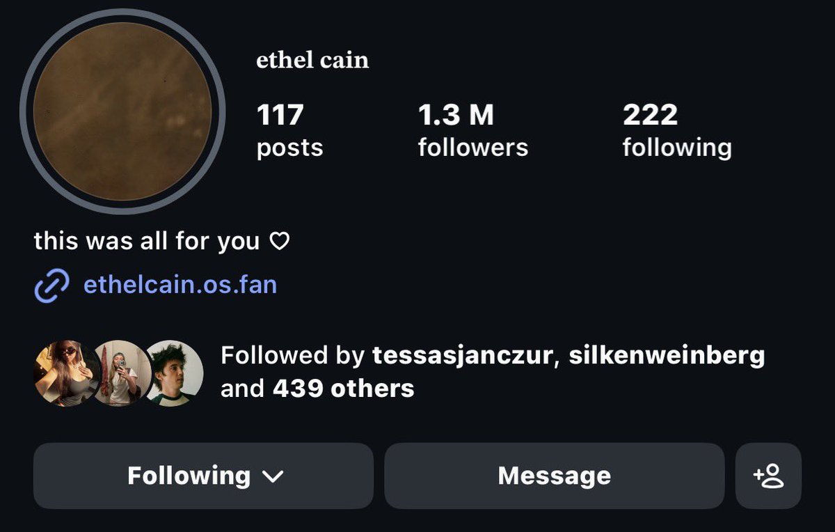 endlessawe's tweet photo. the ethel cain storyline is truly over im in tears https://t.co/gCzXJeNyEX