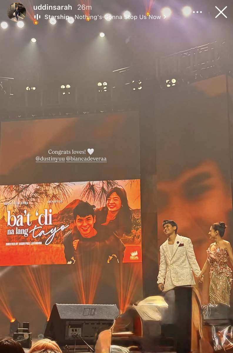 xoxodusbi's tweet photo. “Congrats, loves! 🤍” - Sarah ✨

Awwww kyooot :) #DustBiaLoveActually https://t.co/p8vg7jw0T1