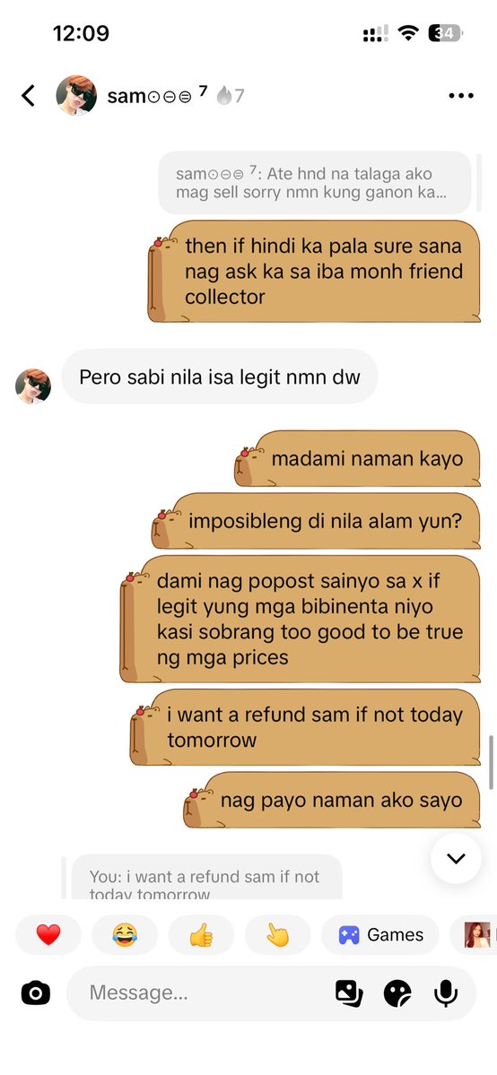 vsrchives's tweet photo. as you guys can see nag ask ulit ako sakanya kahapon and ayan yung answer niya, dumating yung pc sakin kanina and i didn’t expect na fake pc rin yung ma r-received ko. Sinend ko picture sakanya tapos sagot sakin hindi niya na naman alam na fake yun https://t.co/S2awwR5zrN