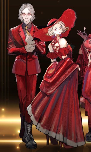 shipesuruya's tweet photo. @0 傘にお花の髪飾りつけたドールみたいな推しは可愛い。
あとフミさん高めのヒールはいてるのにカイ先輩とのこの身長差、カイさんが2mになったの？ https://t.co/8TfQPxEwWz