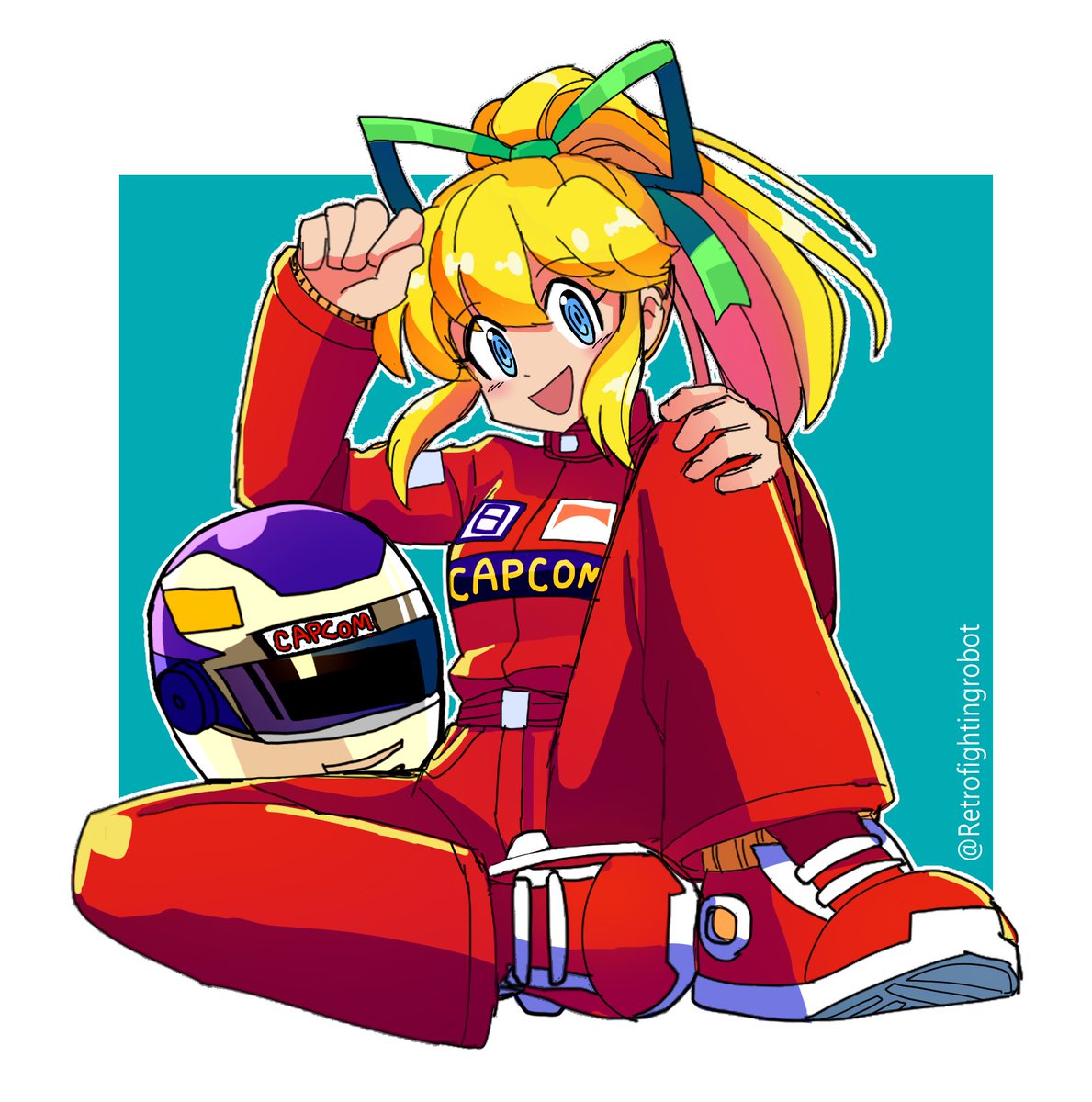 RetoroRobotto's tweet photo. #megaman #rockman 
Roll-chan's outfit in Battle &amp; Chase is one of my favorites! It's so so cute! https://t.co/DeS1E9jNZl